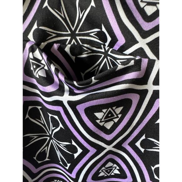 Golftini Pull On Skort Lavender/Black Geometric Size S Dual Pocket Golf Tennis - Picture 8 of 10
